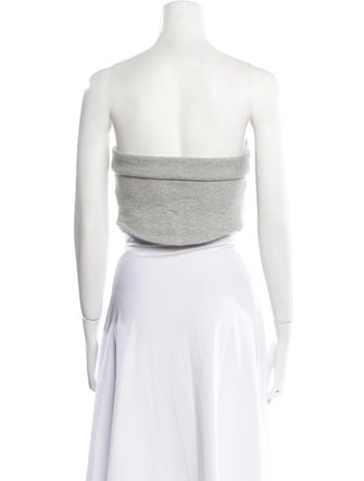 Orseund Iris Strapless Crop Top