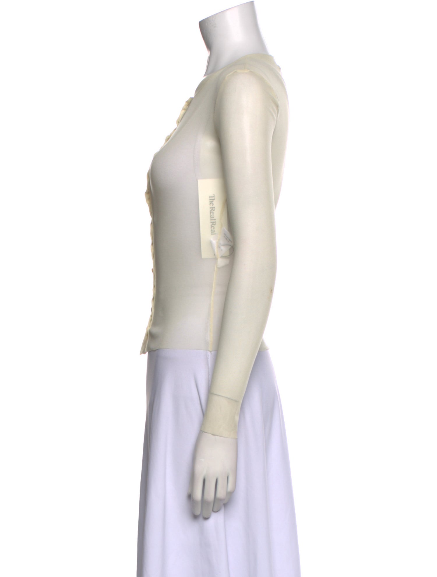 Orseund Iris Crew Neck Long Sleeve Crop Top