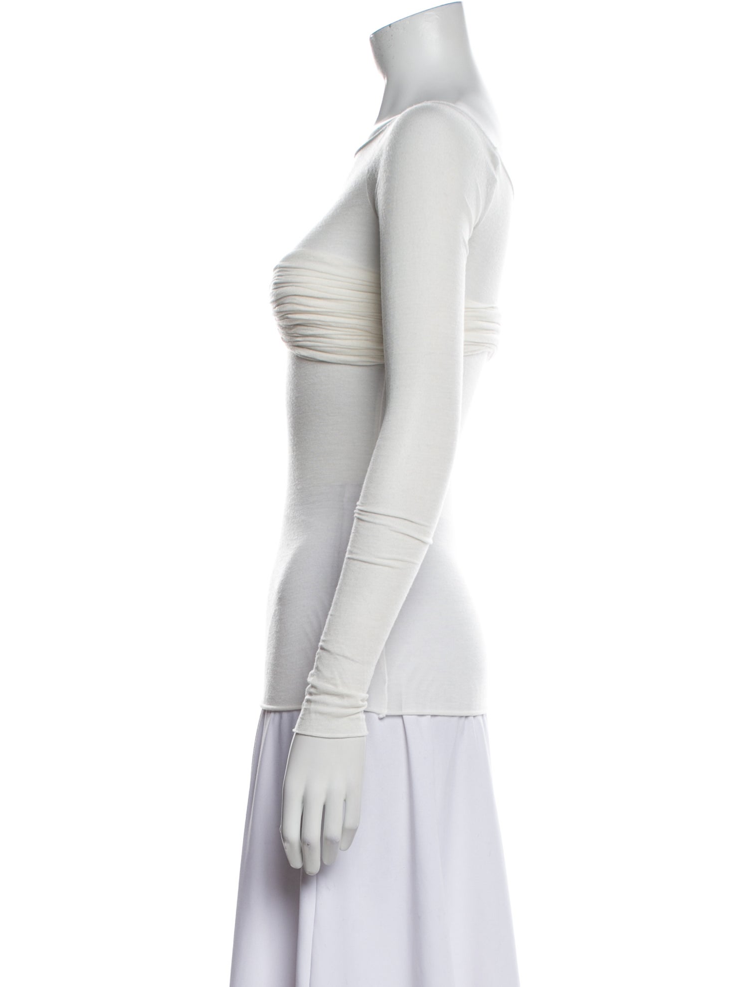 Orseund Iris Scoop Neck Long Sleeve Top