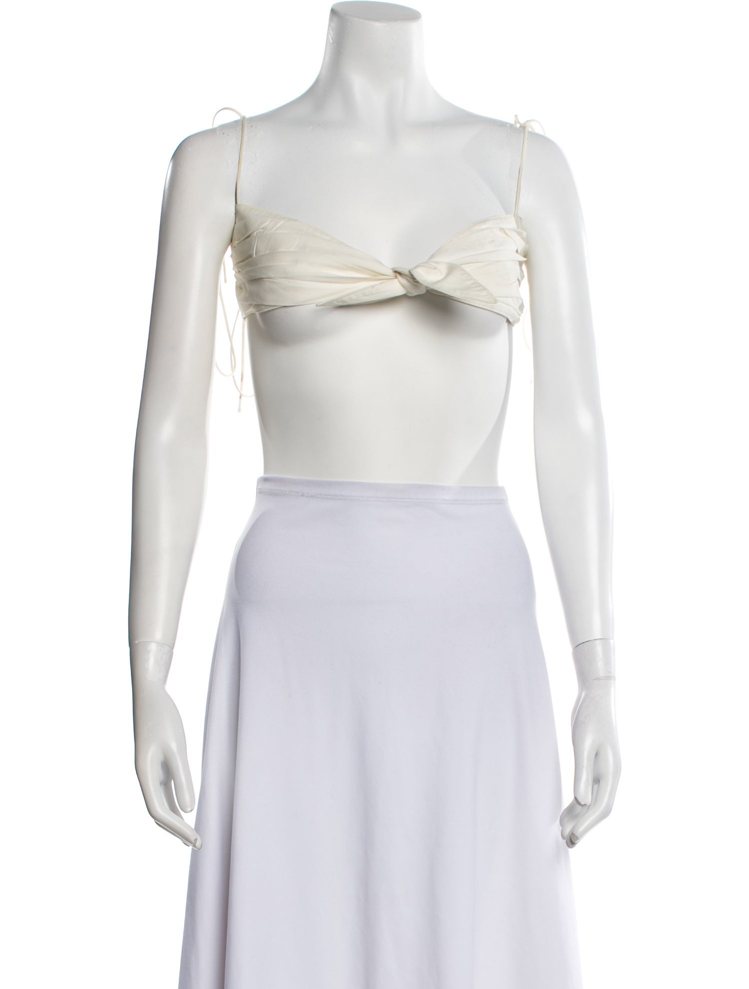 Orseund Iris Square Neckline Sleeveless Crop Top