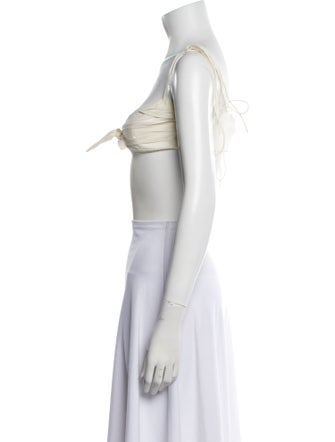 Orseund Iris Square Neckline Sleeveless Crop Top