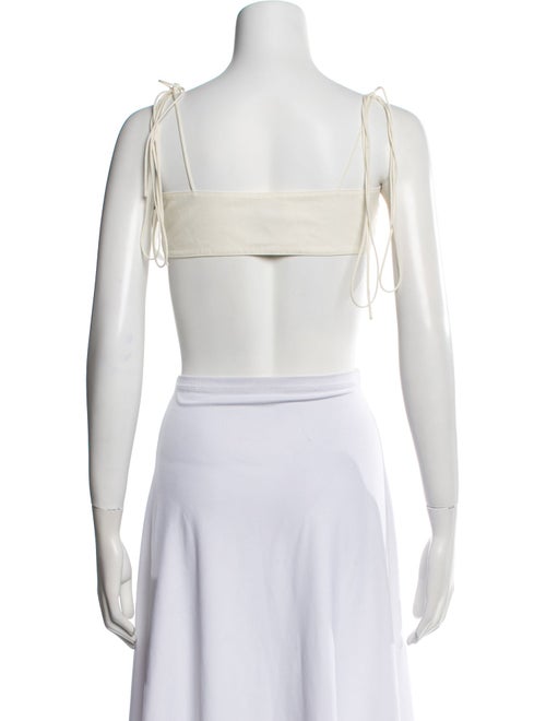 Orseund Iris Square Neckline Sleeveless Crop Top