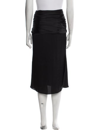 Orseund Iris Silk Midi Length Skirt