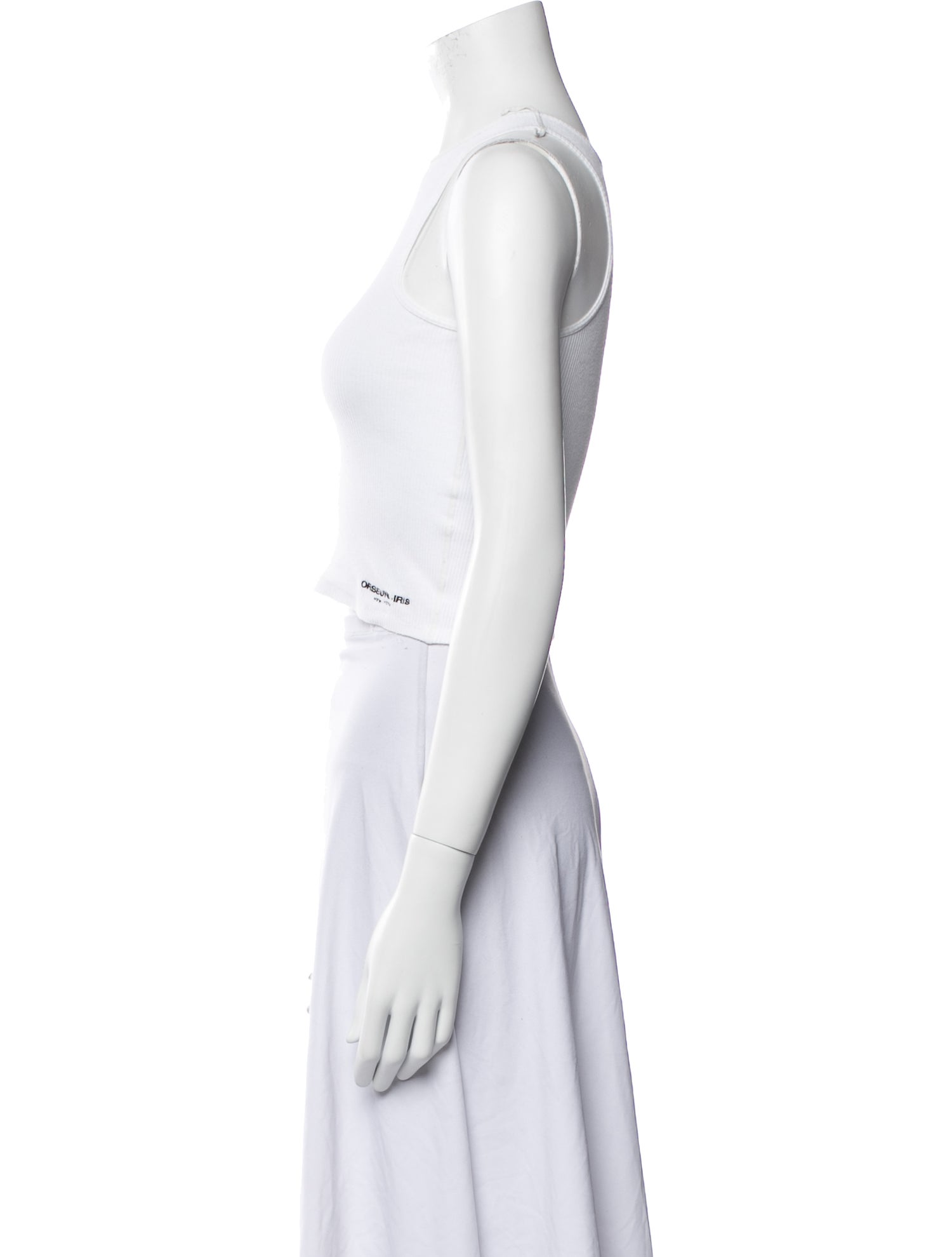 Orseund Iris Square Neckline Sleeveless Crop Top