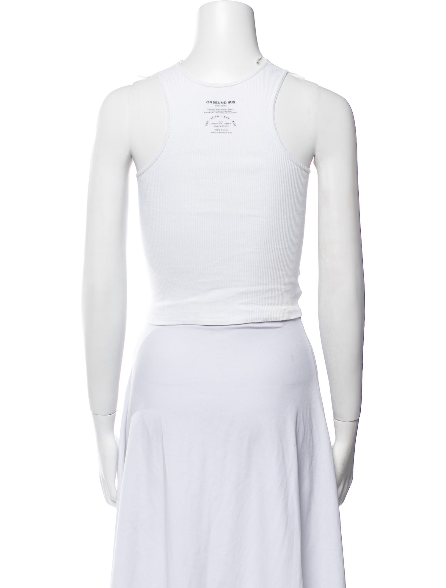 Orseund Iris Square Neckline Sleeveless Crop Top