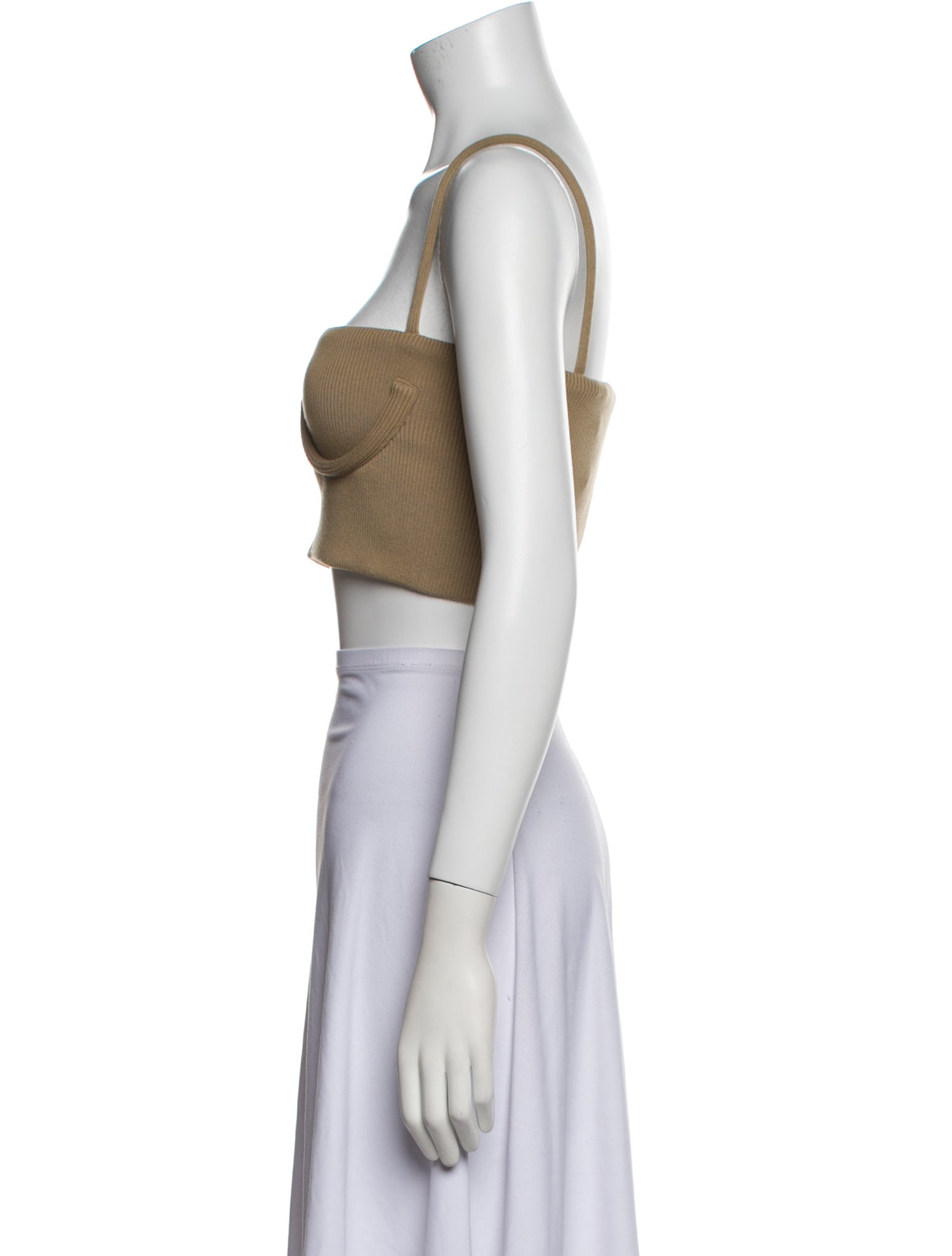 Orseund Iris Square Neckline Sleeveless Crop Top