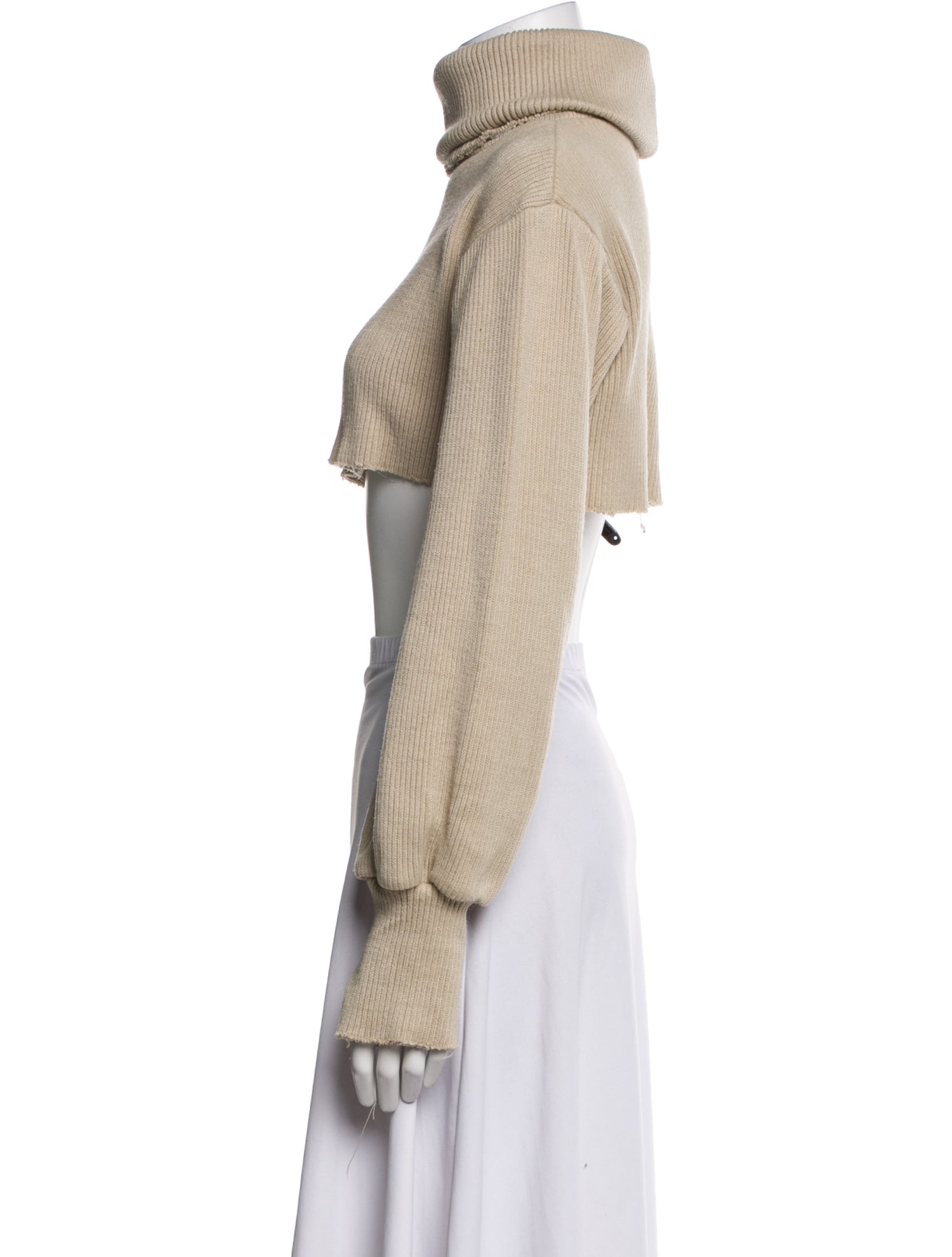 Orseund Iris Turtleneck Long Sleeve Crop Top