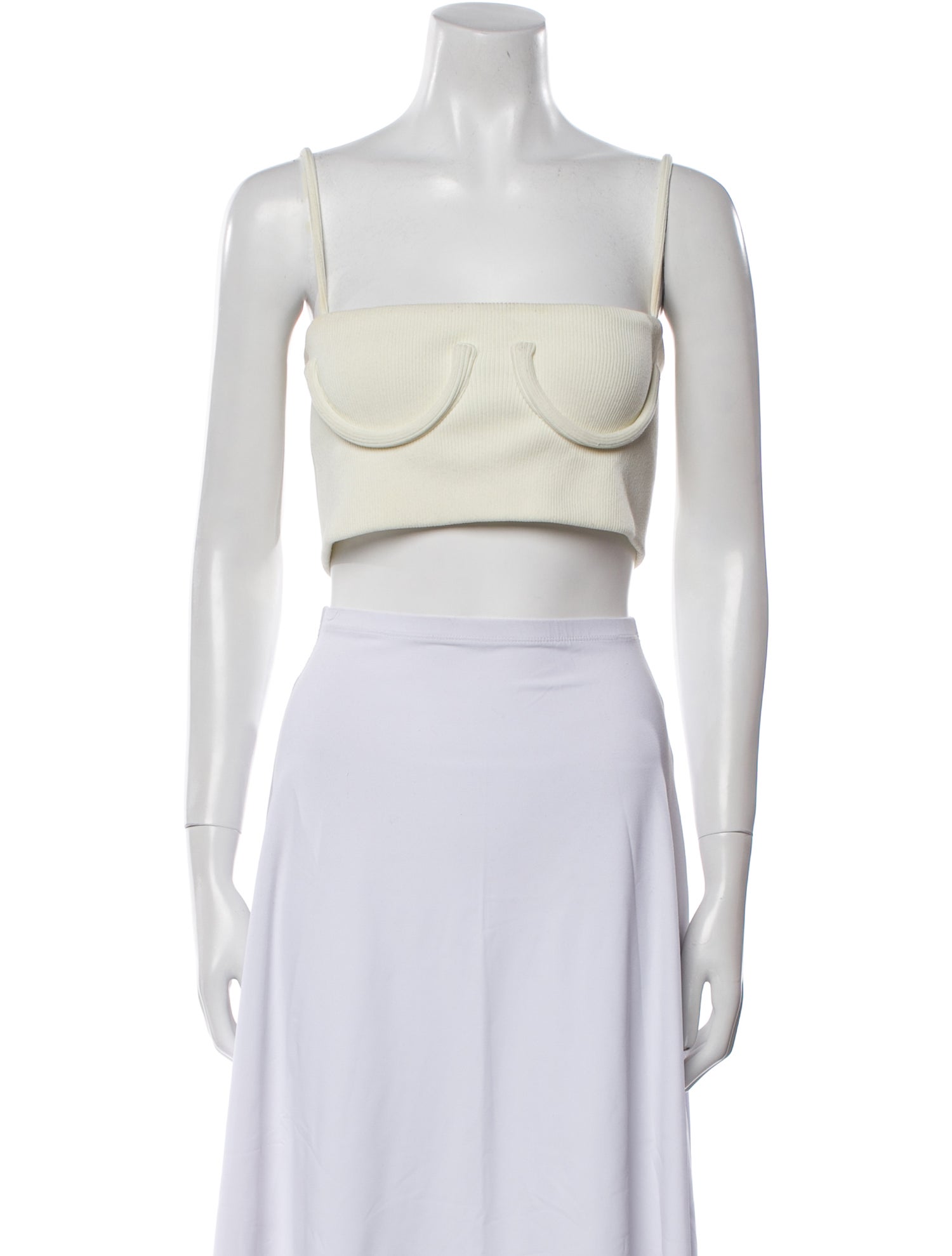 Orseund Iris Square Neckline Sleeveless Crop Top