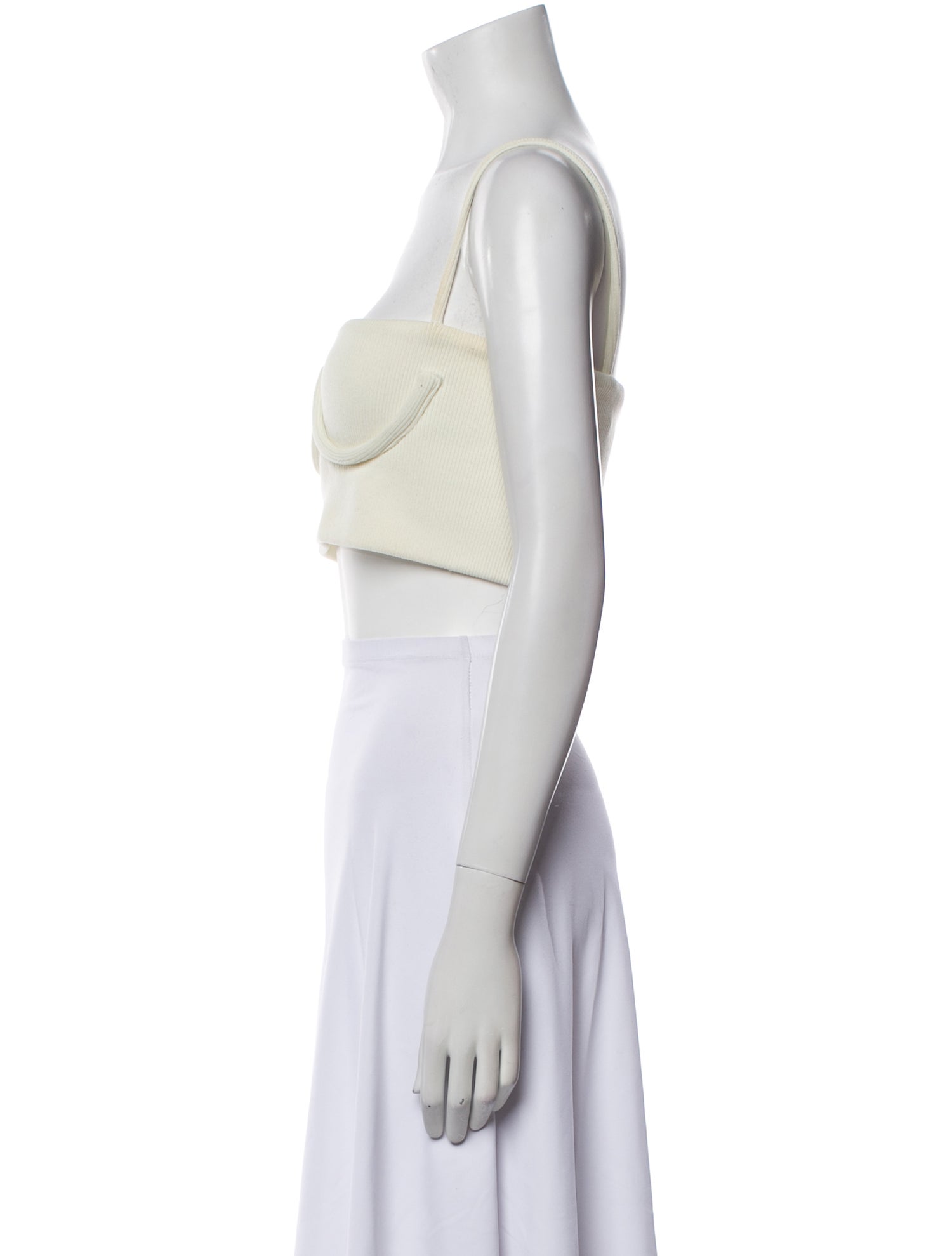 Orseund Iris Square Neckline Sleeveless Crop Top