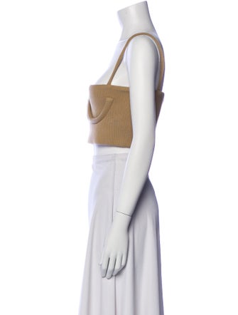 Orseund Iris Square Neckline Sleeveless Crop Top
