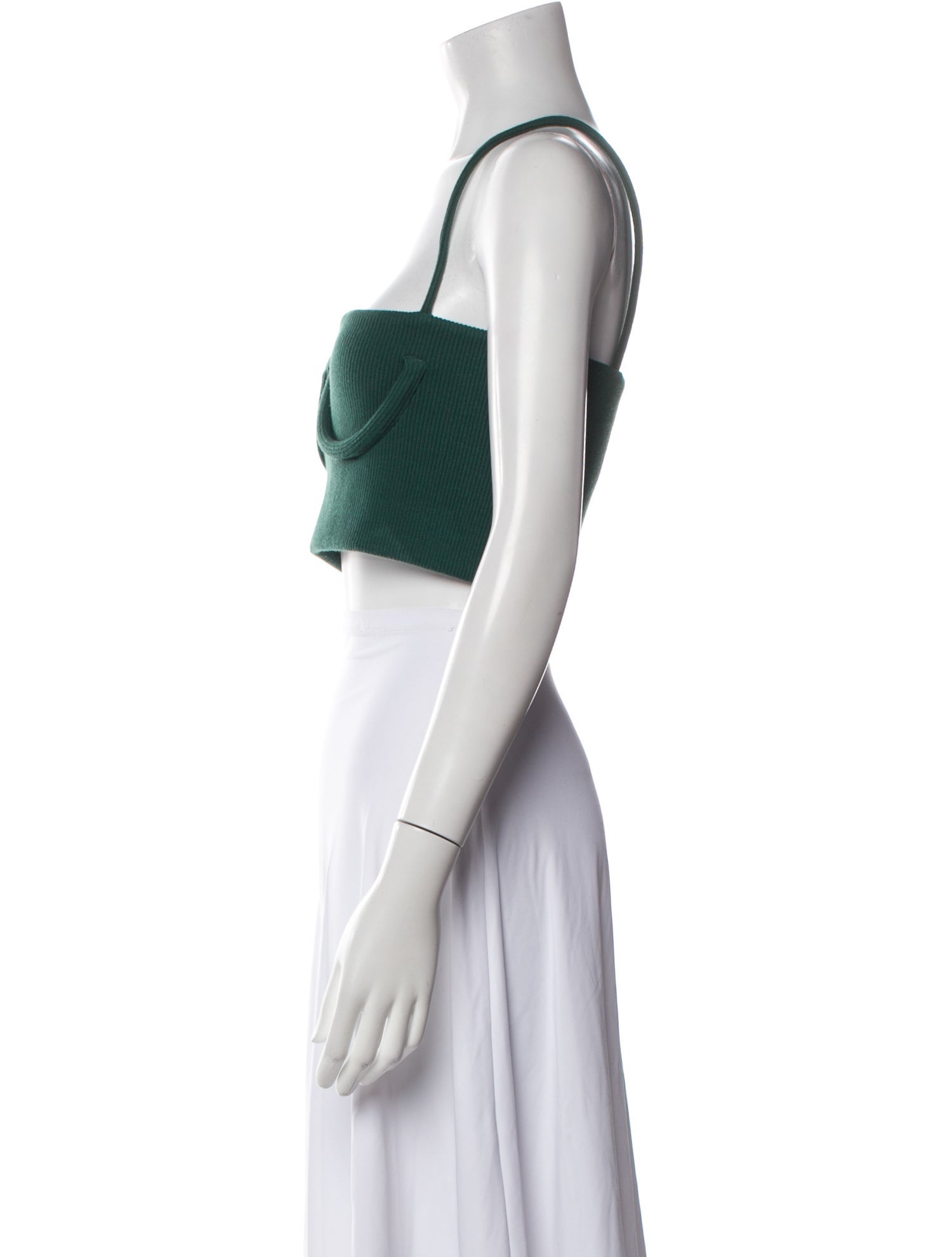 Orseund Iris Square Neckline Sleeveless Crop Top