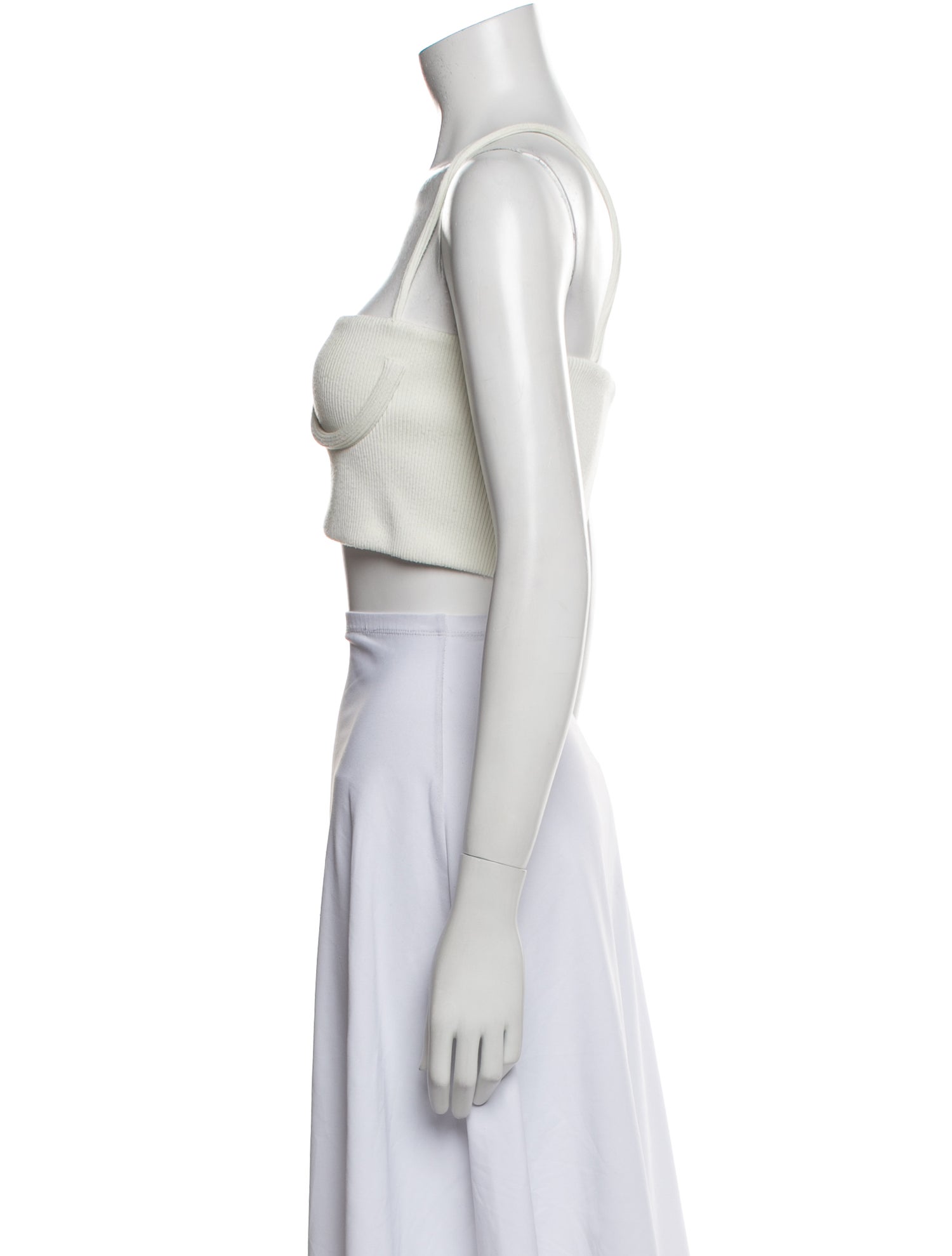 Orseund Iris Square Neckline Sleeveless Crop Top