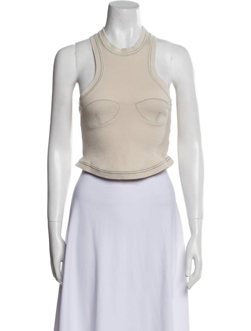Orseund Iris Crew Neck Sleeveless Crop Top