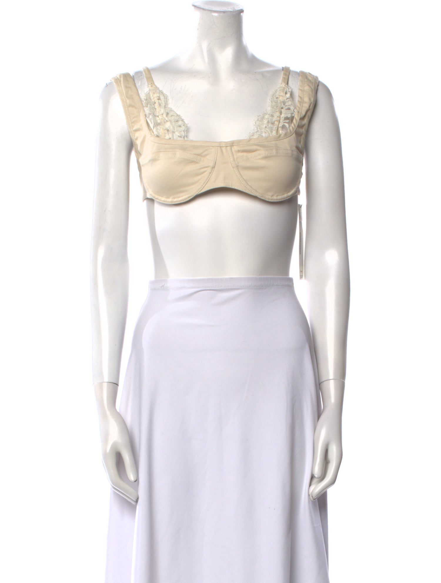 Orseund Iris Square Neckline Sleeveless Crop Top