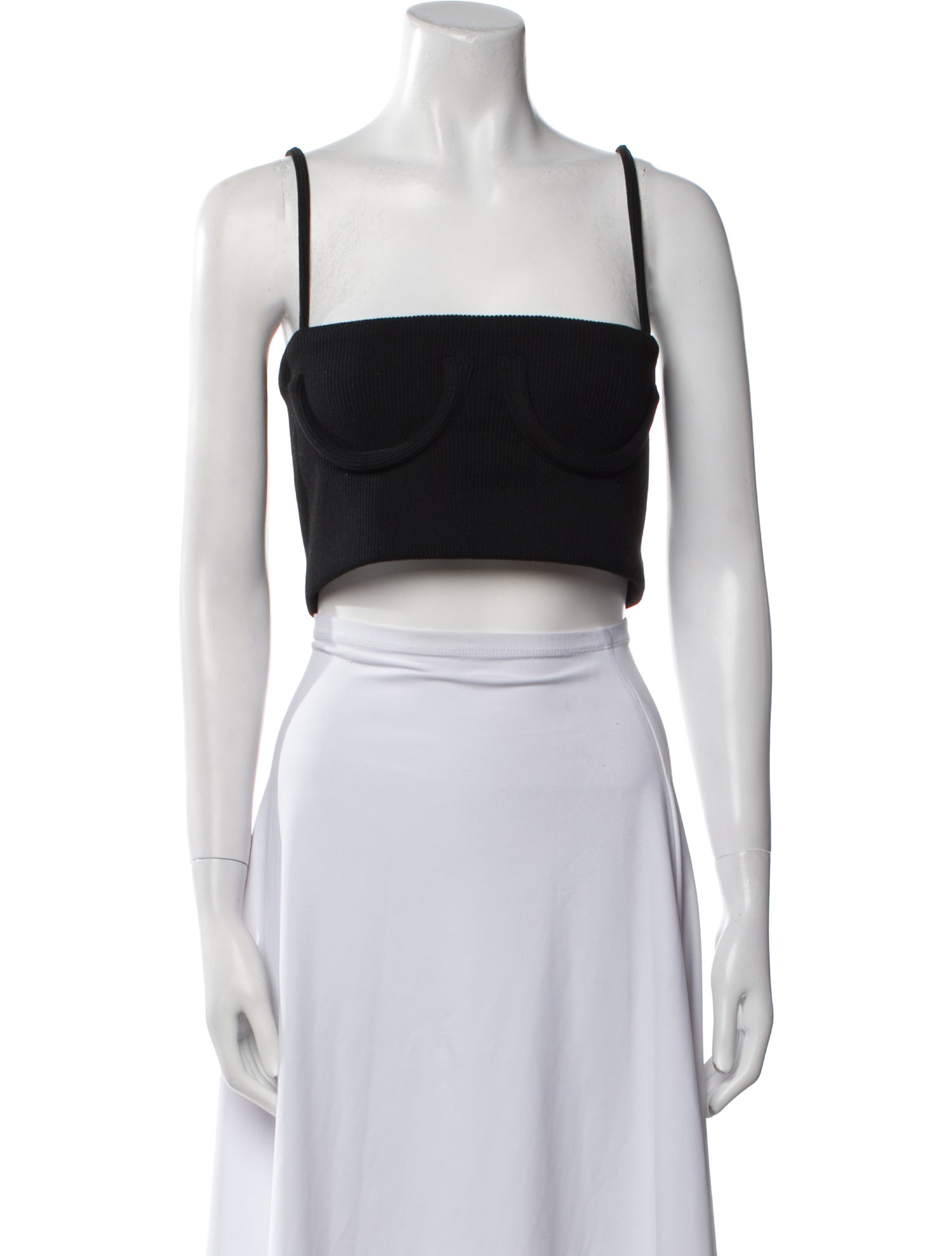 Orseund Iris Square Neckline Sleeveless Crop Top