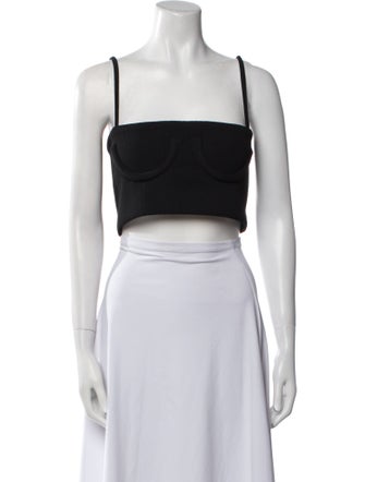 Orseund Iris Square Neckline Sleeveless Crop Top