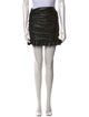 Orseund Iris Faux Leather Mini Skirt