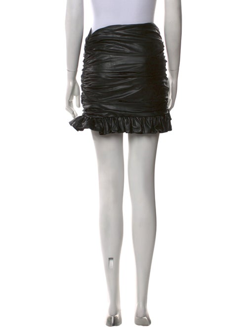 Orseund Iris Faux Leather Mini Skirt