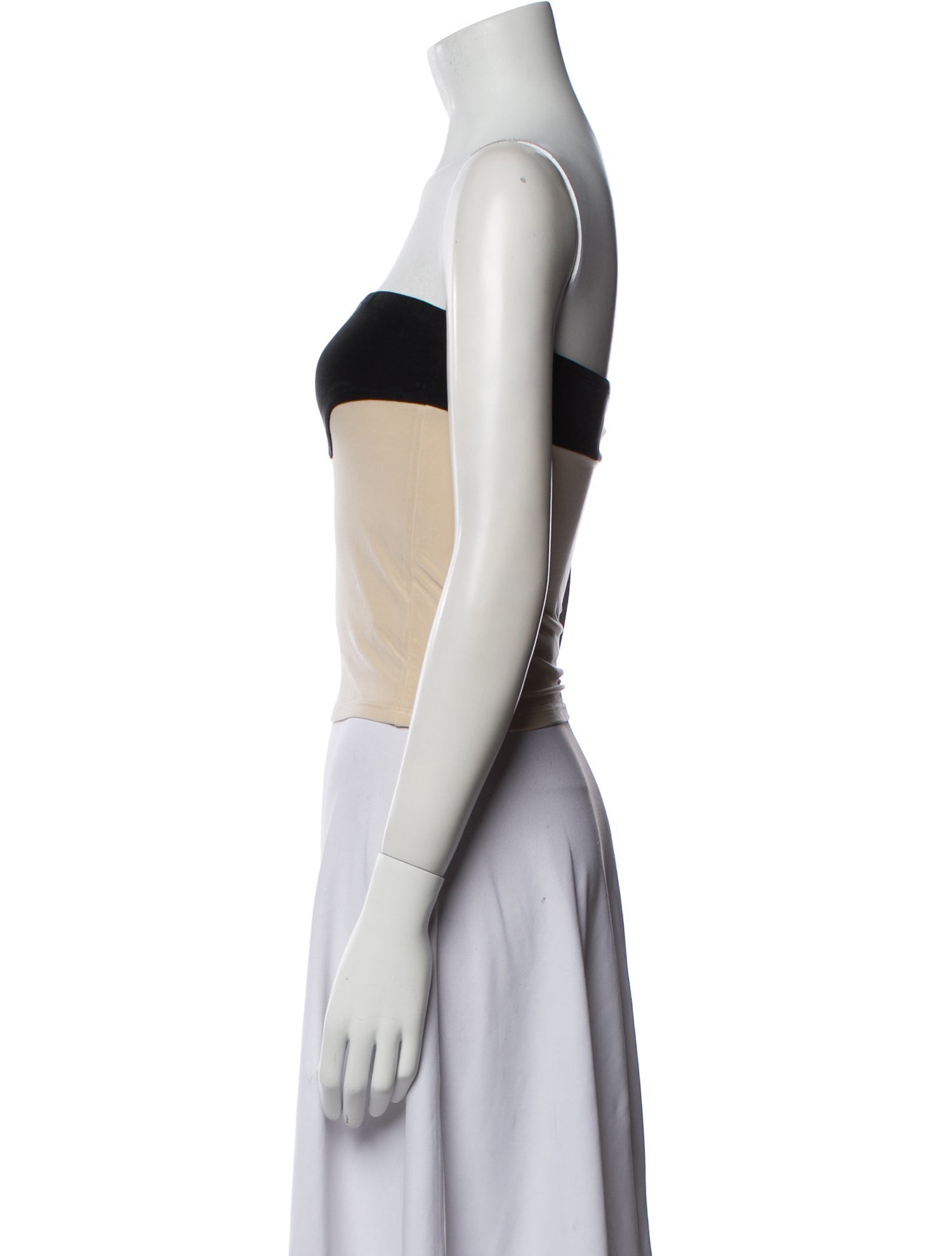 Orseund Iris Strapless Crop Top