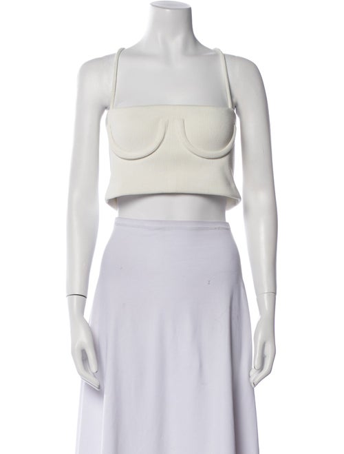 Orseund Iris Square Neckline Sleeveless Crop Top
