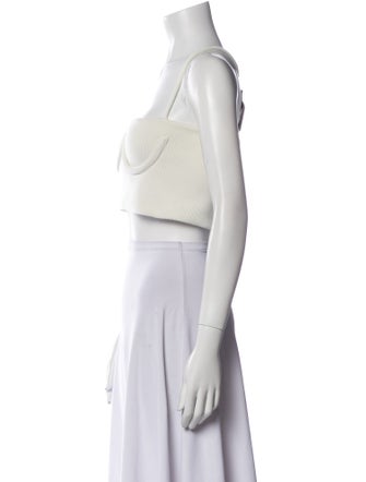 Orseund Iris Square Neckline Sleeveless Crop Top