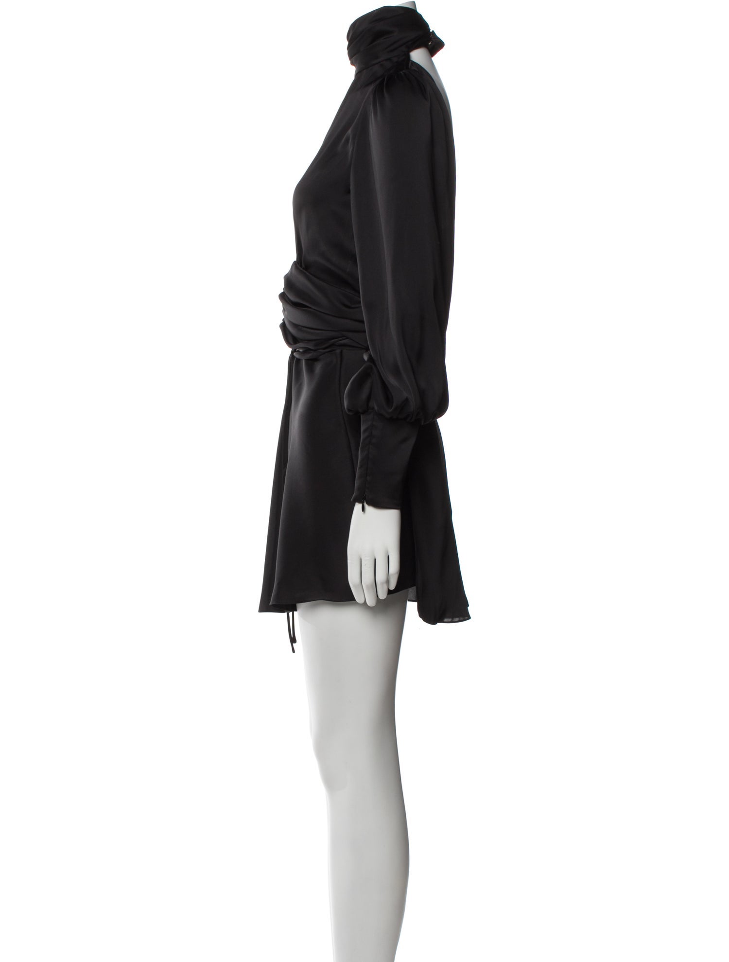 Orseund Iris Mock Neck Mini Dress