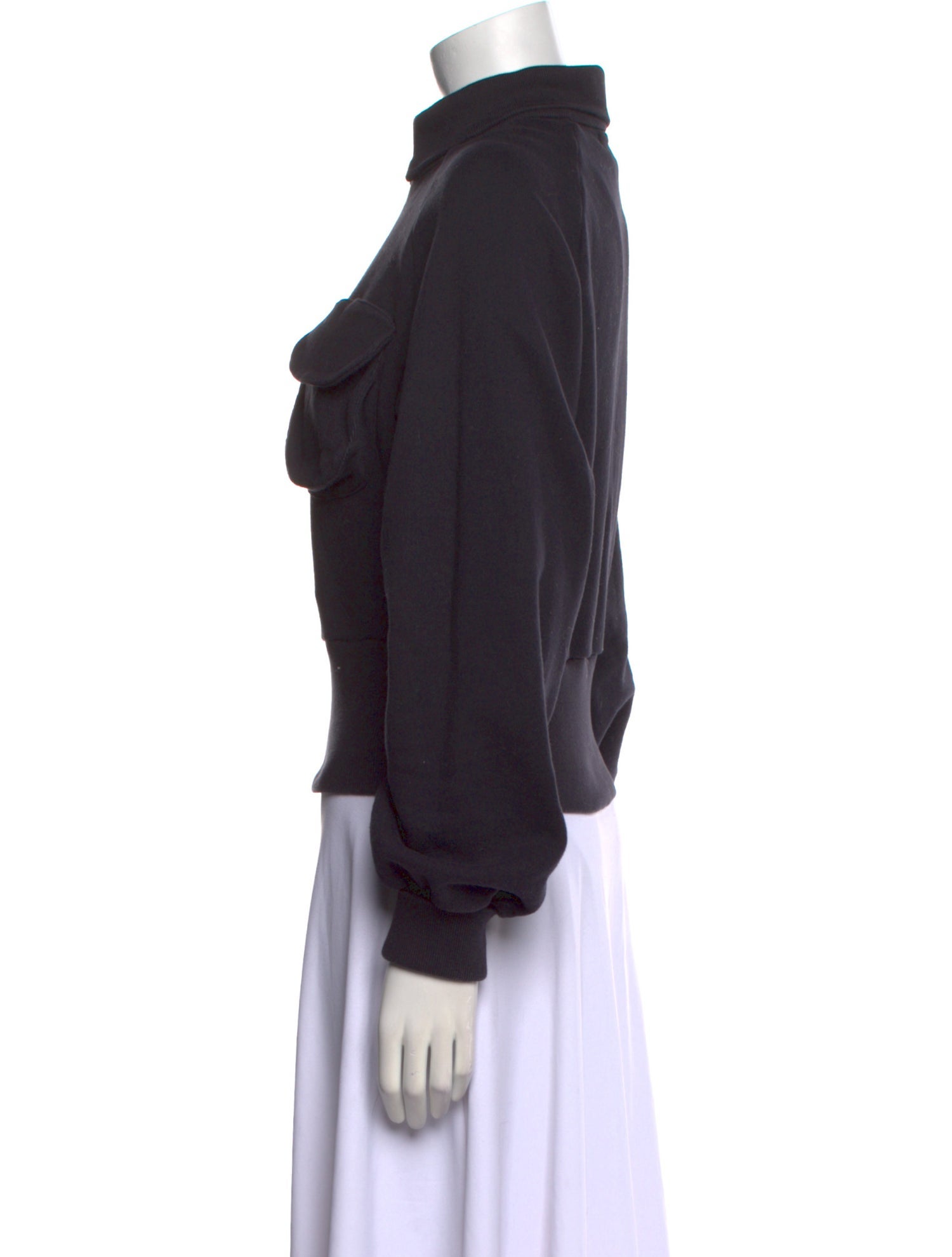 Orseund Iris Mock Neck Long Sleeve Sweatshirt