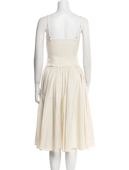 Orseund Iris Square Neckline Midi Length Dress