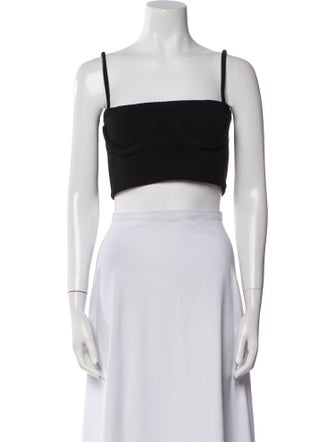 Orseund Iris Square Neckline Sleeveless Crop Top