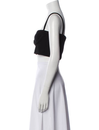 Orseund Iris Square Neckline Sleeveless Crop Top