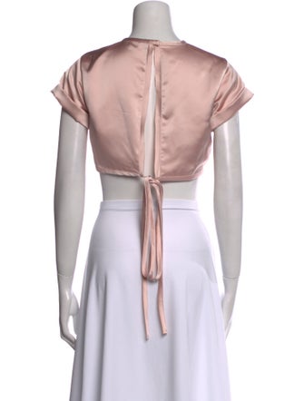 Orseund Iris Crew Neck Short Sleeve Crop Top