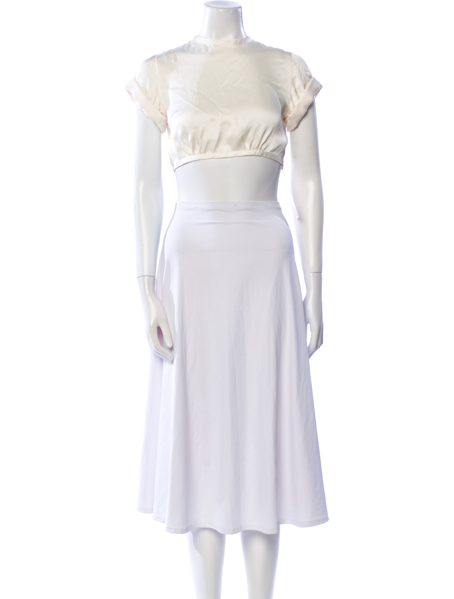 Orseund Iris Mock Neck Short Sleeve Crop Top w/ Tags