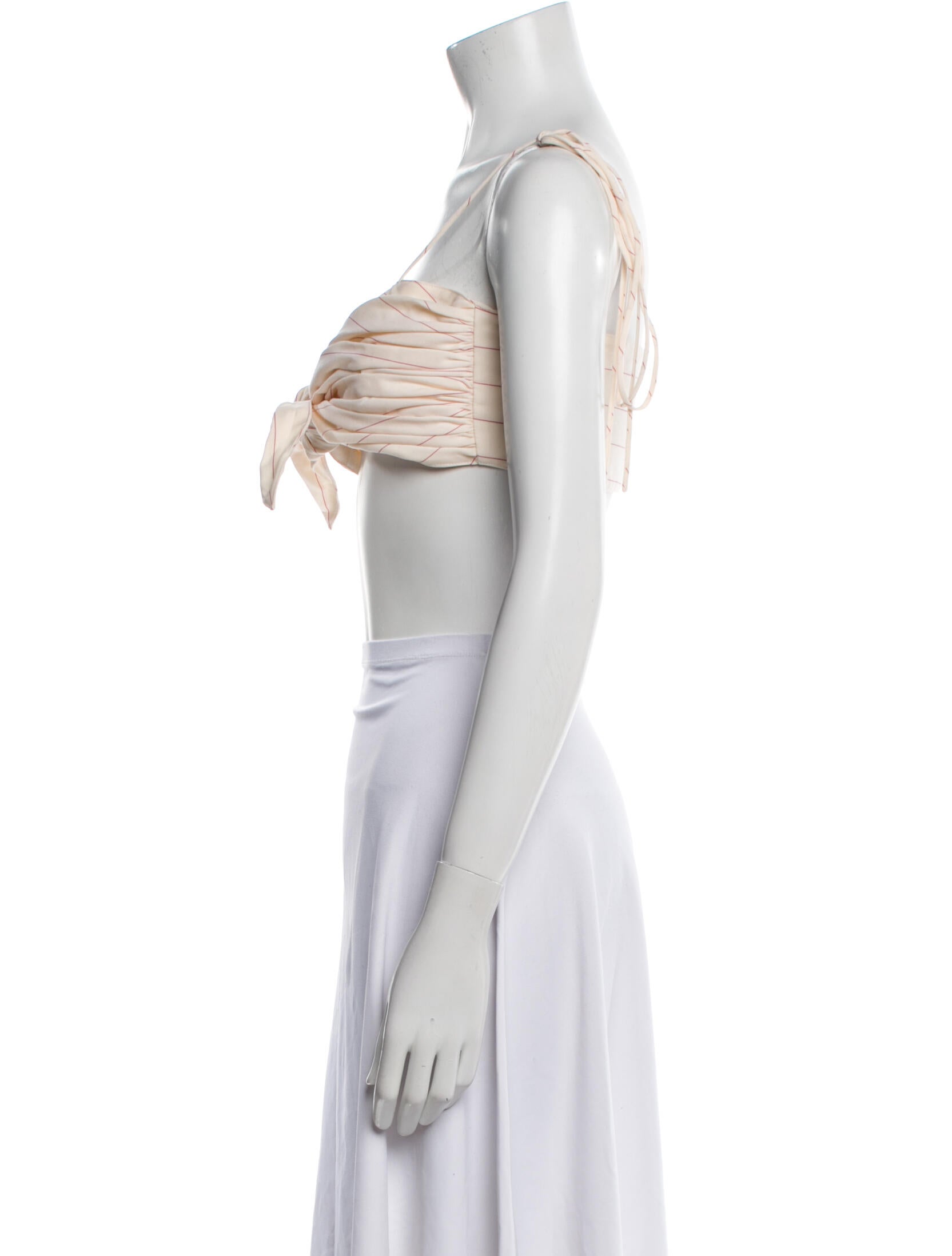 Orseund Iris Wool V-Neck Crop Top