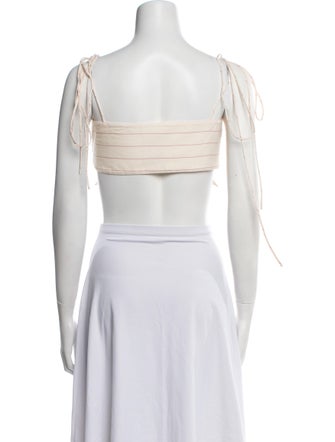 Orseund Iris Wool V-Neck Crop Top