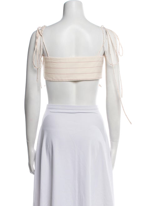 Orseund Iris Wool V-Neck Crop Top