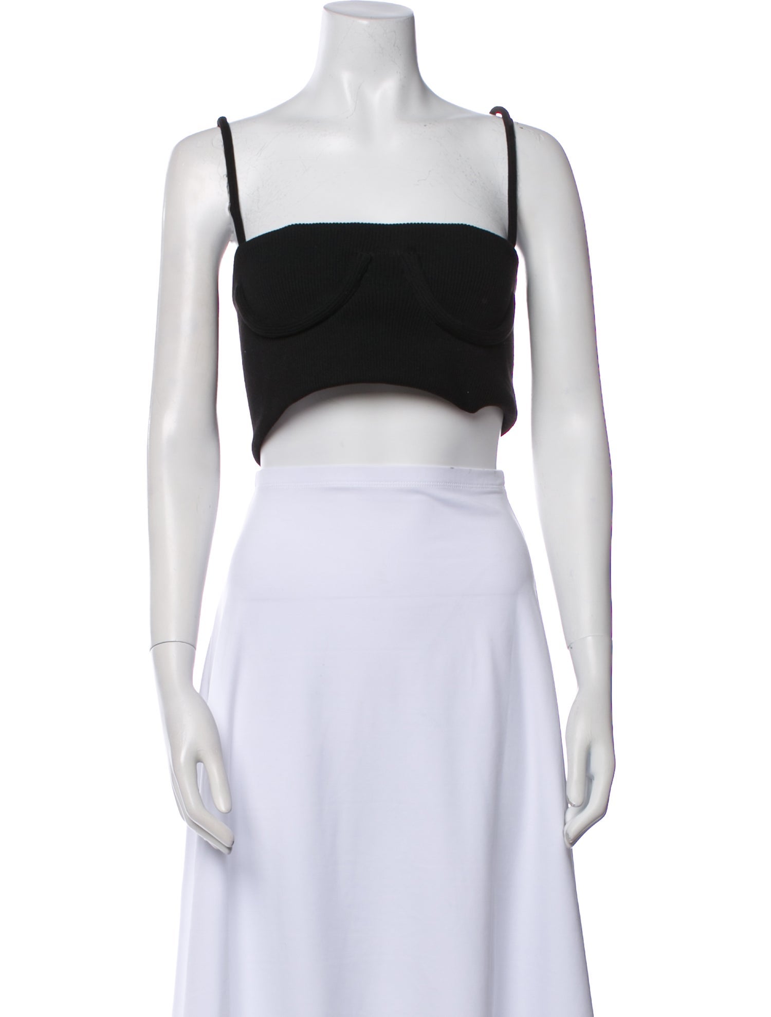 Orseund Iris Square Neckline Sleeveless Crop Top
