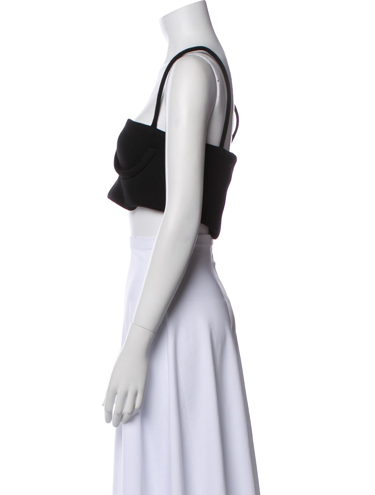 Orseund Iris Square Neckline Sleeveless Crop Top