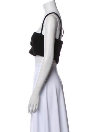 Orseund Iris Square Neckline Sleeveless Crop Top