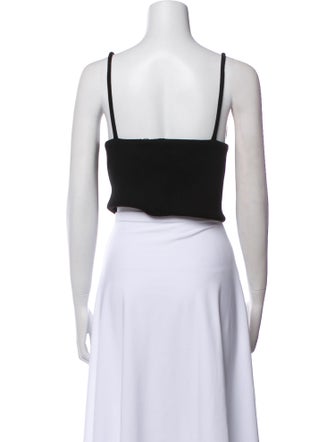 Orseund Iris Square Neckline Sleeveless Crop Top