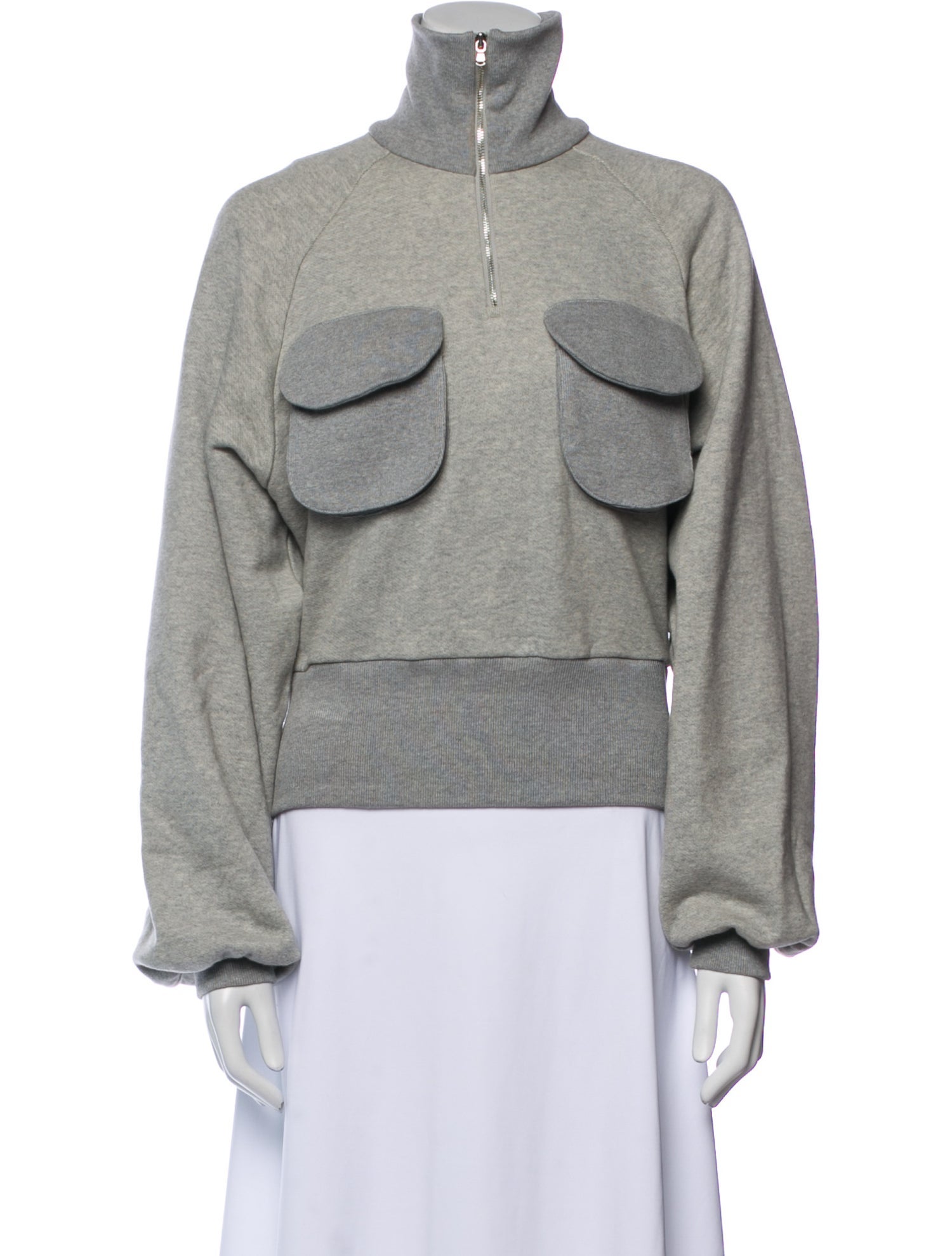 Orseund Iris Mock Neck Long Sleeve Sweatshirt