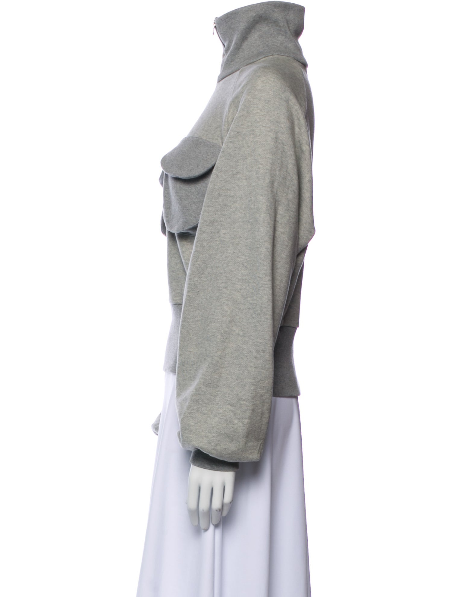 Orseund Iris Mock Neck Long Sleeve Sweatshirt