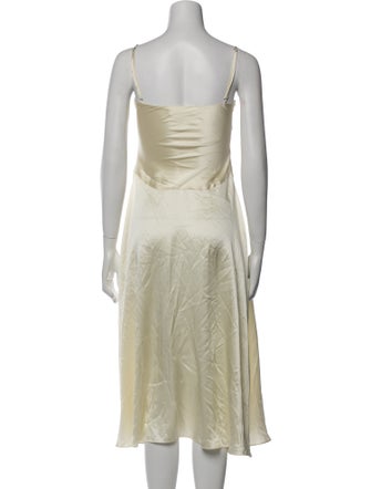 Orseund Iris Silk Midi Length Dress