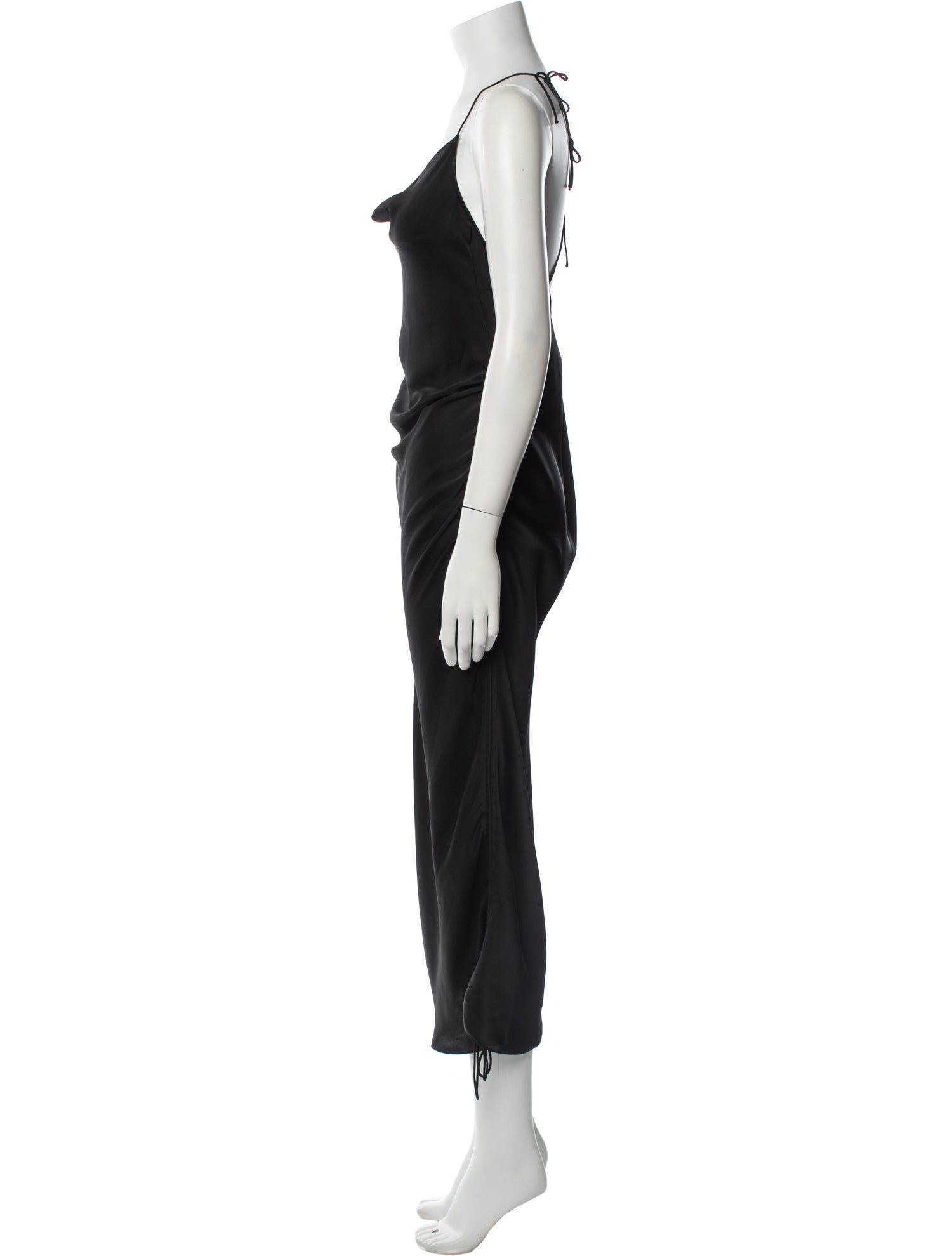 Orseund Iris Cowl Neck Midi Length Dress