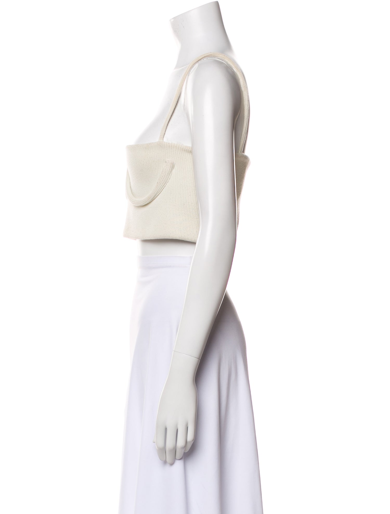 Orseund Iris Square Neckline Sleeveless Crop Top