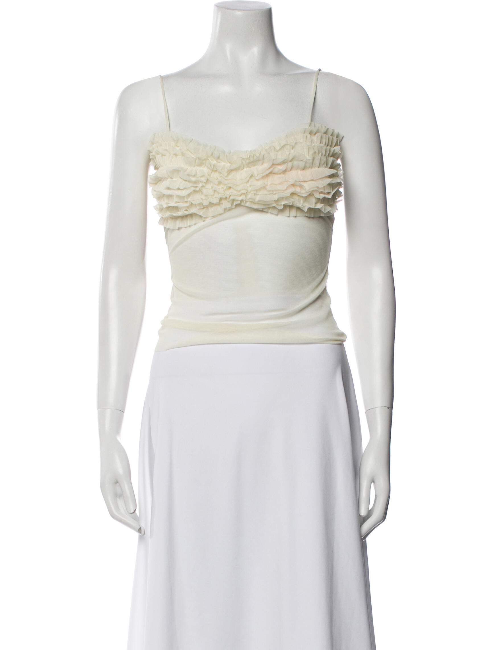 Orseund Iris Square Neckline Sleeveless Crop Top w/ Tags