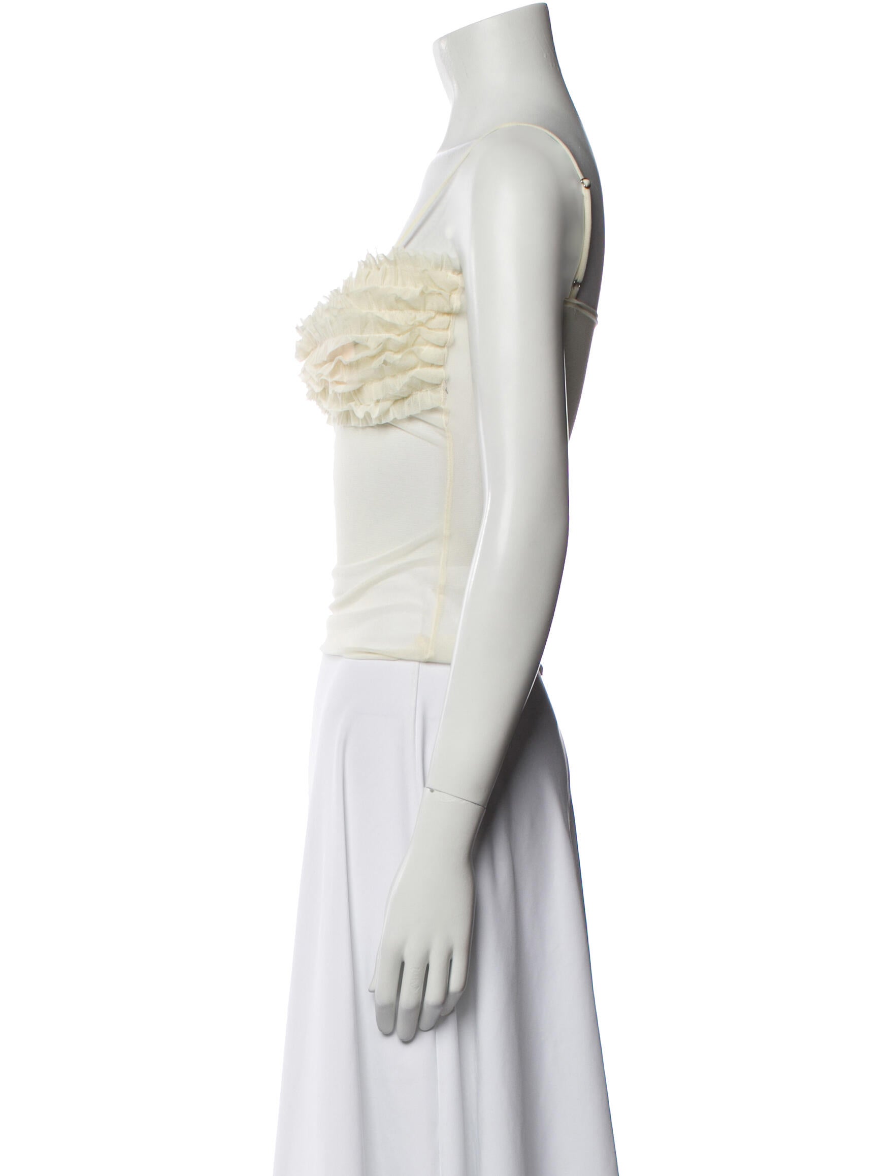 Orseund Iris Square Neckline Sleeveless Crop Top w/ Tags