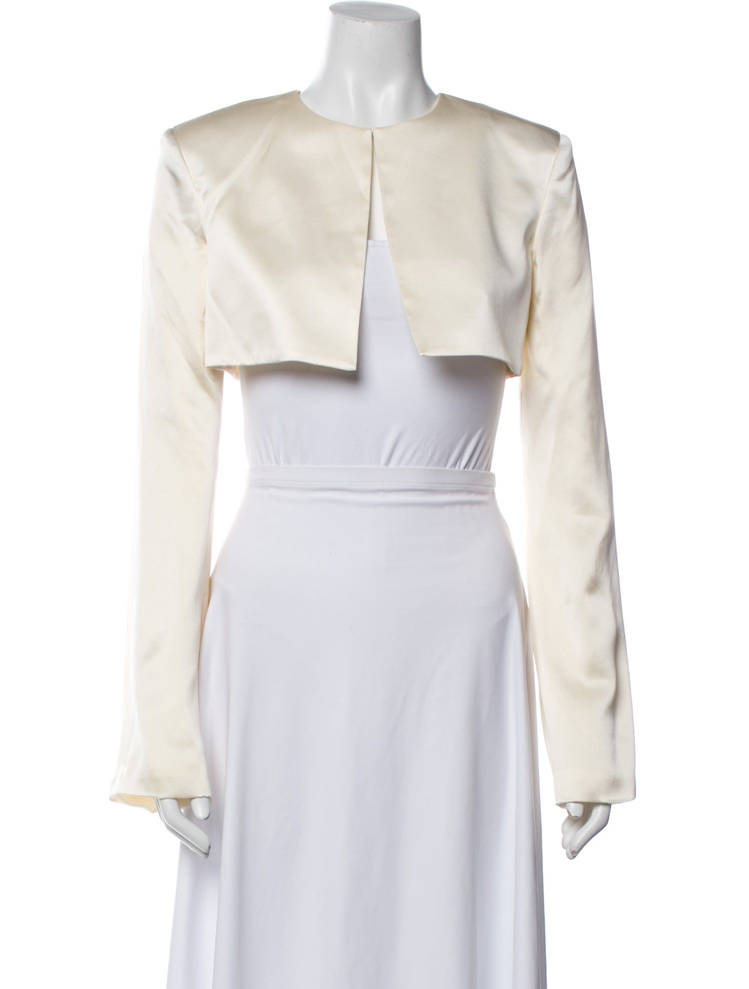 Orseund Iris Silk Crew Neck Crop Top