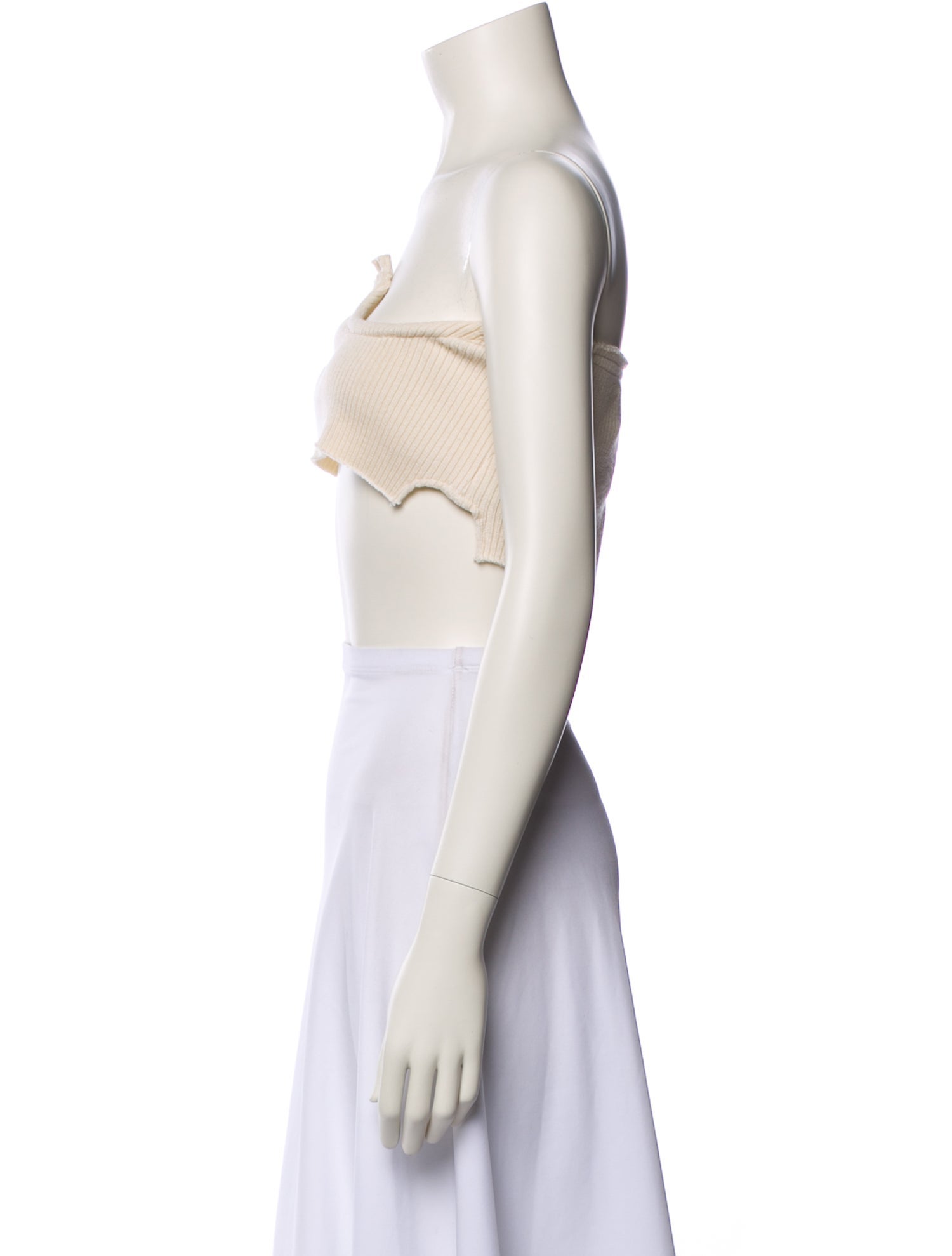 Orseund Iris Strapless Crop Top