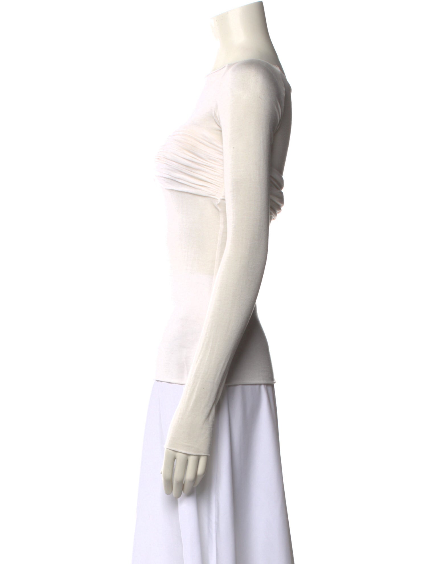 Orseund Iris Bateau Neckline Long Sleeve Top