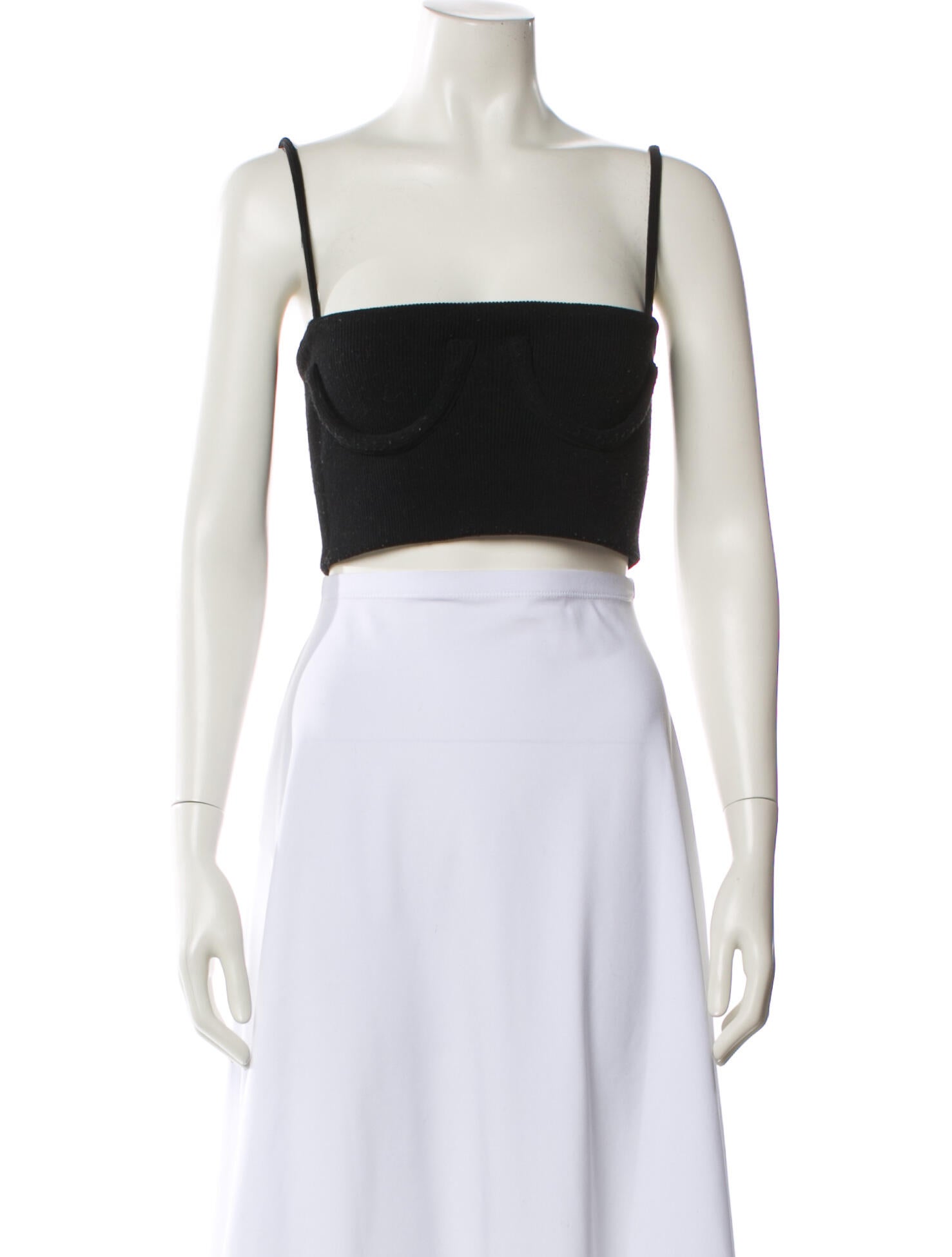 Orseund Iris Square Neckline Sleeveless Crop Top